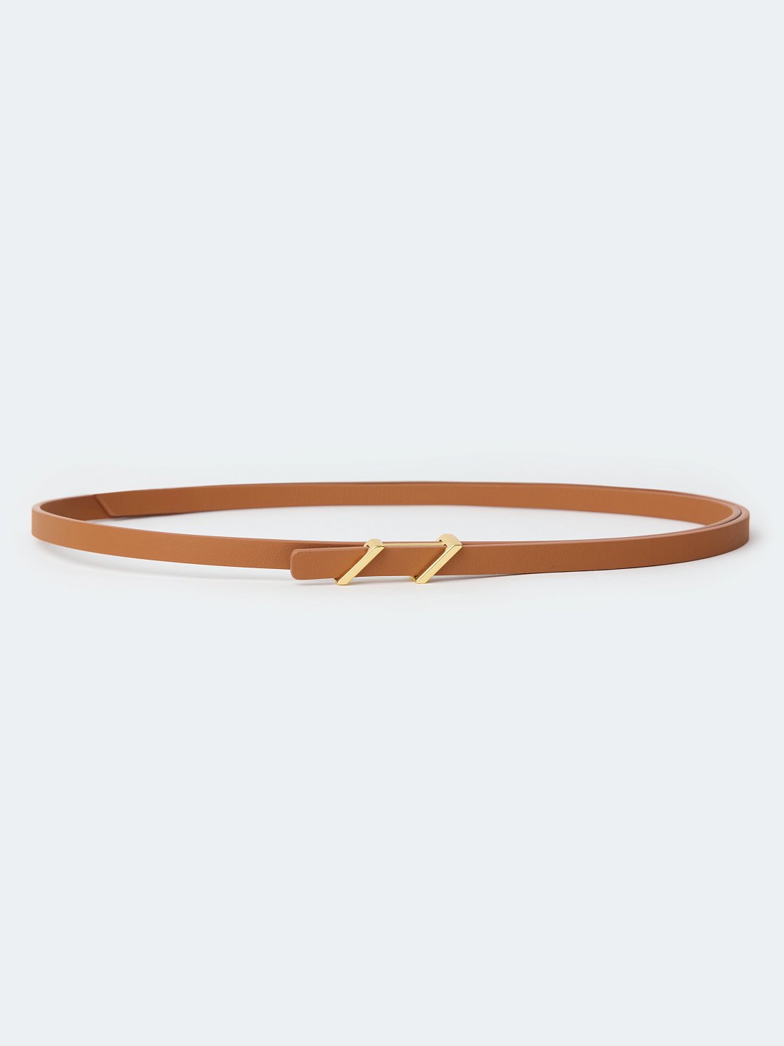 Кожаный ремень на кнопке: фото №1