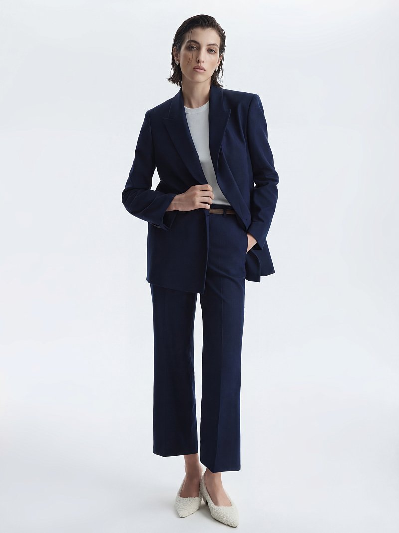 Брюки с высокой посадкой