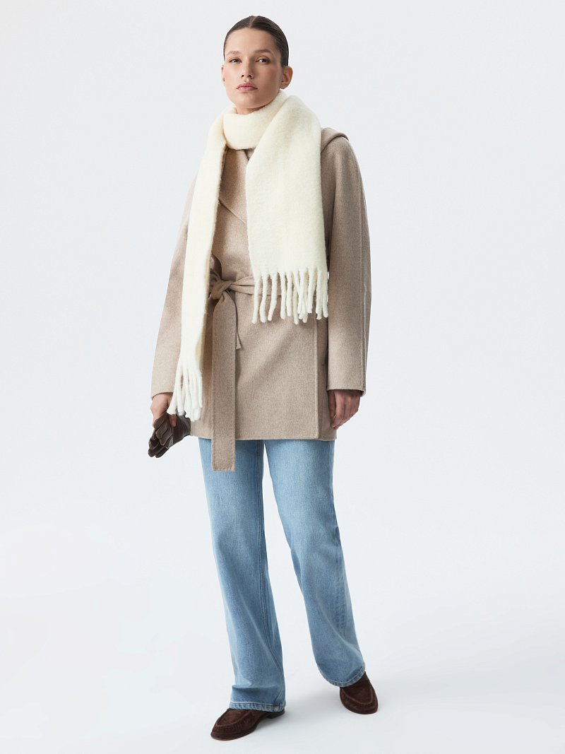 Полупальто с капюшоном