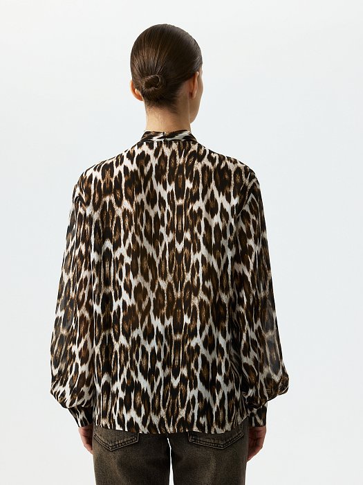 Блуза со съемным бантом: фото №6